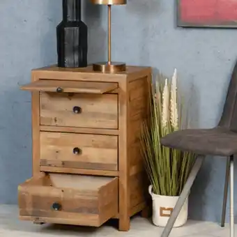 Pier Import Table de chevet en bois recyclé brisbane offre