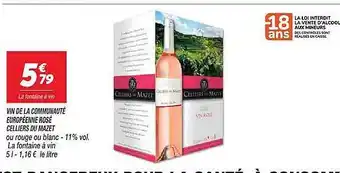Netto Vin de la communauté européene rosé offre