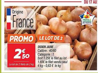 Netto Oignon jaune offre