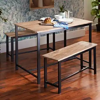 b&m Coberg set repas : table et 4 chaises offre