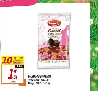 Netto Sachet Mini Oeufs Noir offre