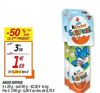 Netto Kinder Surprise offre