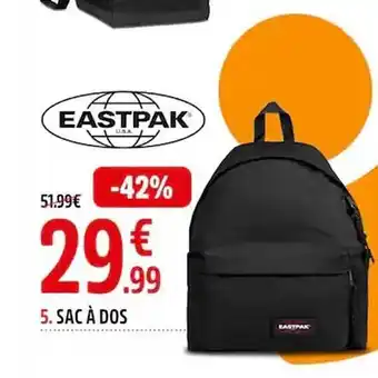 Intersport Sac à dos eastpak offre