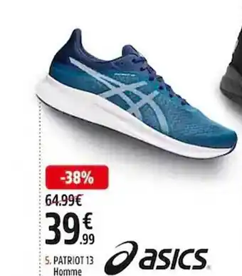 Intersport Patriot 13 homme asics offre