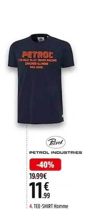 Tee shirt petrol intersport hot sale