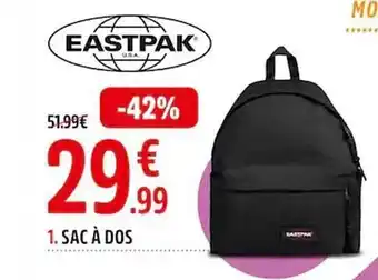 Intersport Sac à dos eastpak offre