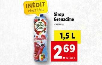 Sirop grenadine