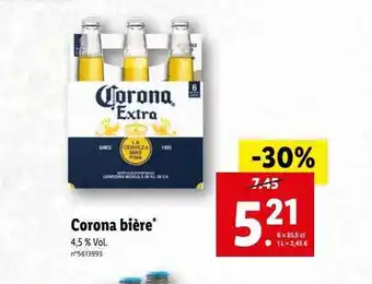 Lidl Corona bière offre