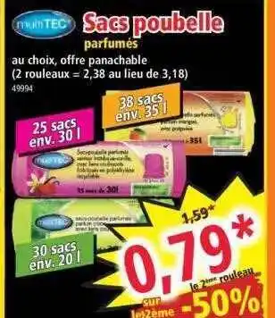 Norma Sacs poubelle multitec offre