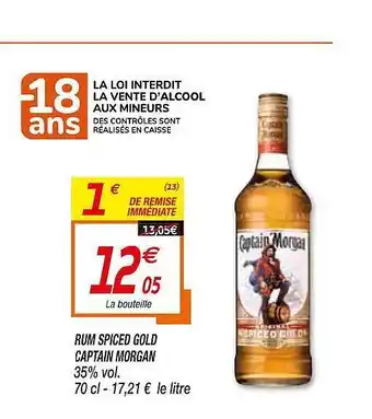 Rum Spiced Gold Captain Morgan