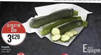Casino Supermarchés Courgette offre