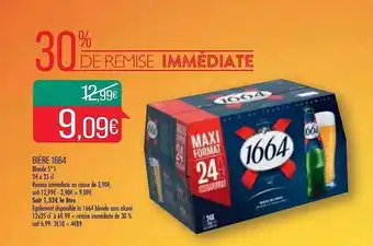 Match Bière 1664 offre