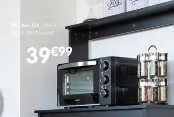 b&m Mini four 15 l offre