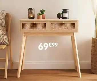 b&m Console 2 tiroirs offre