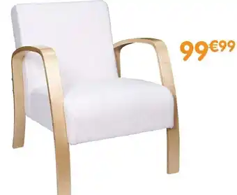b&m Fauteuil finition bouclettes offre