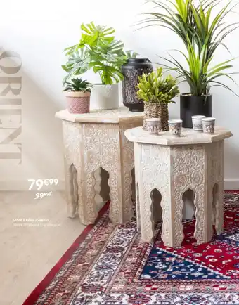 b&m Lot de 2 tables d’appoint offre