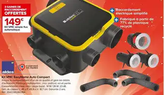 Castorama Aldes kit vmc easyhome auto compact offre