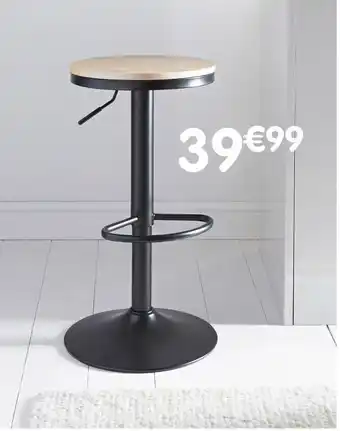 b&m Tabouret de bar ajustable offre