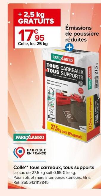 Castorama Colle tous carreaux, tous supports offre
