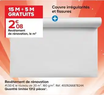 Castorama Revêtement de rénovation offre