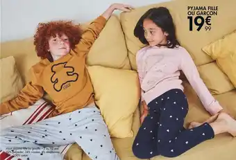 Haut pyjama fille ou garçon