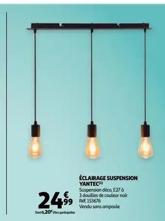 Éclairage suspension yantec(1)