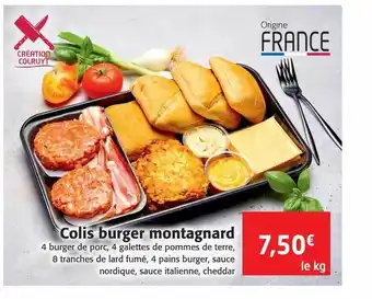Colruyt Colis burger montgnard offre