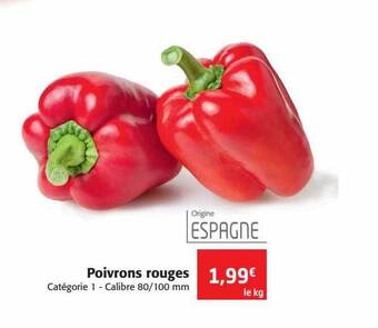 Colruyt Poivrons rouges offre
