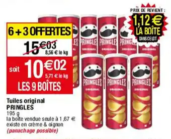 Migros Pringles Tuiles Original offre