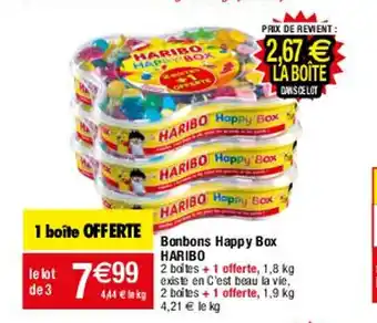 Migros Haribo Bonbons happy box offre