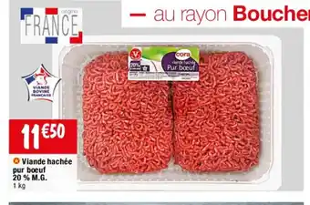 Migros Viande Hachée Pur Boeuf 20 % M.G. offre