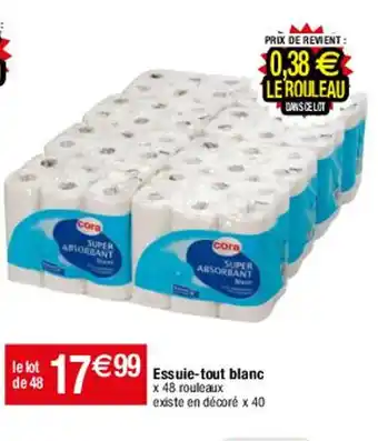 Migros Essuie-tout blanc offre