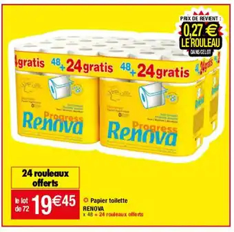 Migros Renova Papier Toilette offre