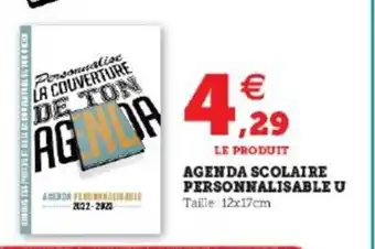 Agenda Scolaire Personnalisable u