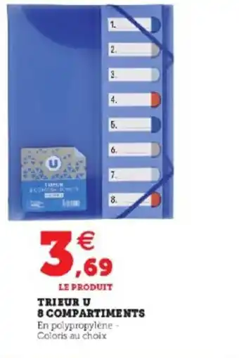Super U Trieur U 8 Compartiments offre