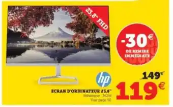 Hyper U Hp écran d'ordinateur 23,8 offre