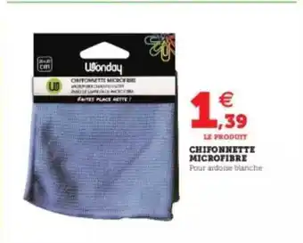 Hyper U Chifonnette microfibre offre