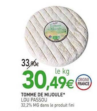 Tomme de mijoule lou passou