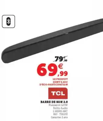 Super U Barre de son 2.0 offre