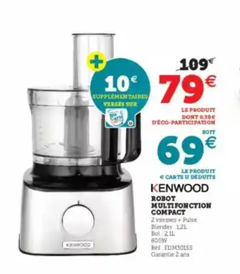 Super U Robot multifonction compact kenwood offre