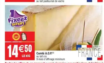 Cora x Carrefour Comté aop offre