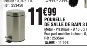 La Foir'Fouille Poubelle de salle offre