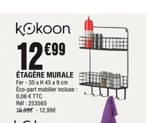 La Foir'Fouille Etagere Murale offre
