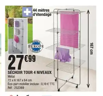 La Foir'Fouille Sechoir Tour 4 Niveaux offre