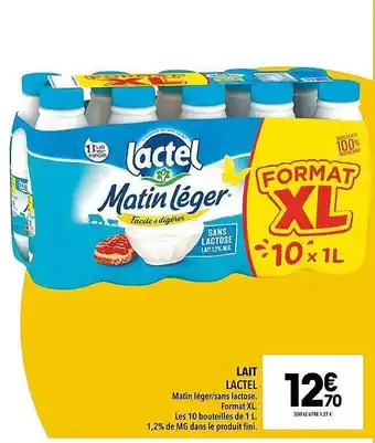 Supeco Lait lactel offre