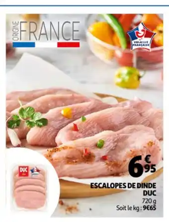 Auchan Escalopes De Dinde Duc offre