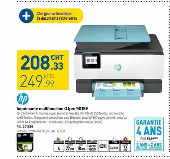 Top Office Imprimante multifonction olpro 9015e offre