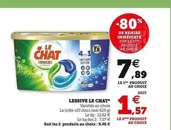 U Express Lessive le chat offre