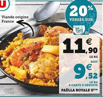 U Express Paëlla royale u offre