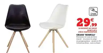 Hyper U Chaise offre